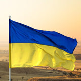 Maxbell 2x Ukraine Flag Decorative Banner for National Day Yard Decoration