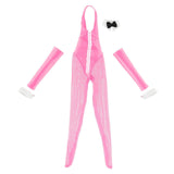 Maxbell 1:6 Scale Solider Clothes Solider Bodysuit for 12in Action Figure  Pink