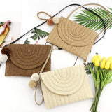 Maxbell 3xSummer Women Straw Bag Handbag Ladies Casual Bags Gifts