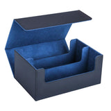 Maxbell PU Leather Card Case Deck Box Top Loading Dustproof with Top Open Flexible