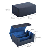 Maxbell PU Leather Card Case Deck Box Top Loading Dustproof with Top Open Flexible