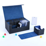 Maxbell PU Leather Card Case Deck Box Top Loading Dustproof with Top Open Flexible