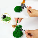 Maxbell Miniature Leaf Diorama Layout for Model Railroad Building Materials Decor