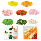 Maxbell Miniature Leaf Diorama Layout for Model Railroad Building Materials Decor