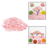 Maxbell Miniature Leaf Diorama Layout for Model Railroad Building Materials Decor