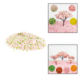 Maxbell Miniature Leaf Diorama Layout for Model Railroad Building Materials Decor