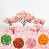 Maxbell Miniature Leaf Diorama Layout for Model Railroad Building Materials Decor