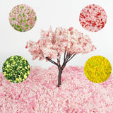 Maxbell Miniature Leaf Diorama Layout for Model Railroad Building Materials Decor