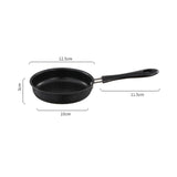 Maxbell Frying Pan Nonstick with Long Handle for Induction Cooker RV Travel Kitchen Black