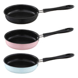 Maxbell Frying Pan Nonstick with Long Handle for Induction Cooker RV Travel Kitchen Black