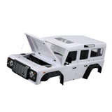 Maxbell RC Car Body Shell Painted for D110 1/12 Scale RC Crawler Car DIY Modified White
