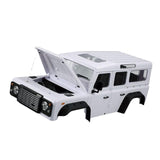 Maxbell RC Car Body Shell Painted for D110 1/12 Scale RC Crawler Car DIY Modified White