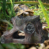 Aquarium Decorations Resin Accessories Pet Reptile House for Cichlid Betta - Aladdin Shoppers