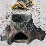 Aquarium Decorations Resin Accessories Pet Reptile House for Cichlid Betta - Aladdin Shoppers