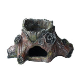 Aquarium Decorations Resin Accessories Pet Reptile House for Cichlid Betta - Aladdin Shoppers
