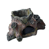 Aquarium Decorations Resin Accessories Pet Reptile House for Cichlid Betta - Aladdin Shoppers