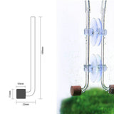 CO2 Diffuser U Shape Transparent Acrylic for Aquarium Fish Tank Equipment S - Aladdin Shoppers