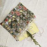 Maxbell 2xFashion Embroidered Tote Bag for Shopping Working Traveling Style A