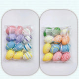 Maxbell 12Pcs Hanging Artificial Bird Eggs Easter Egg for Home Wedding Decoration Style A