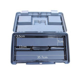 Maxbell Portable Storage Box Organizer Toolbox 16inch Large Capacity for Office Home Grey