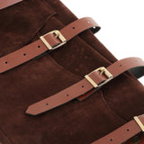 Maxbell 2xPirate Boot Covers Costume Accessories PU Cosplay Steampunk Boots Case Brown