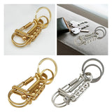 Maxbell 5xBird Key Chain Decoration Men Gift Personality DIY Families Father Aureate