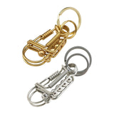 Maxbell 3xBird Key Chain Decoration Men Gift Personality DIY Families Father Aureate