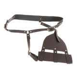 Maxbell Waist Belt Sword Sheath Cutlass Retro Style for Cosplay Party Men C