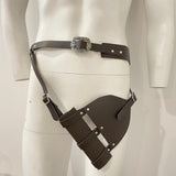 Maxbell Waist Belt Sword Sheath Cutlass Retro Style for Cosplay Party Men C