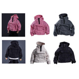 Maxbell 1/12 Scale Male Figure Hoodies Top for 6 inch Male Collectable Action Figure Pink