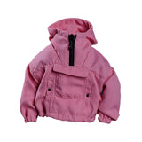 Maxbell 1/12 Scale Male Figure Hoodies Top for 6 inch Male Collectable Action Figure Pink