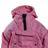 Maxbell 1/12 Scale Male Figure Hoodies Top for 6 inch Male Collectable Action Figure Pink