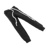 Maxbell 1/12 Scale Miniature Male Doll Clothes for 6inch Figures Black Sweatpants