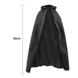 Maxbell 1/6 Male Hoodie Cloak Retro Long Cape for 12inch Male Figures Body Accessory Black