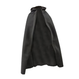 Maxbell 1/6 Male Hoodie Cloak Retro Long Cape for 12inch Male Figures Body Accessory Black