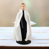 Maxbell 1/6 Male Hoodie Cloak Retro Long Cape for 12inch Male Figures Body Accessory White