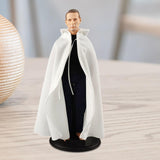 Maxbell 1/6 Male Hoodie Cloak Retro Long Cape for 12inch Male Figures Body Accessory White