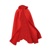 Maxbell 1/6 Male Hoodie Cloak Retro Long Cape for 12inch Male Figures Body Accessory Red