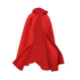 Maxbell 1/6 Male Hoodie Cloak Retro Long Cape for 12inch Male Figures Body Accessory Red