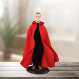Maxbell 1/6 Male Hoodie Cloak Retro Long Cape for 12inch Male Figures Body Accessory Red