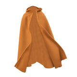 Maxbell 1/6 Male Hoodie Cloak Retro Long Cape for 12inch Male Figures Body Accessory Coffee