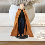 Maxbell 1/6 Male Hoodie Cloak Retro Long Cape for 12inch Male Figures Body Accessory Coffee