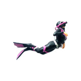Maxbell 1/64 Action Figurines People Figurines for Miniature Scene Photography Props Violet