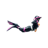 Maxbell 1/64 Action Figurines People Figurines for Miniature Scene Photography Props Violet