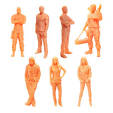 Maxbell 1/64 Scale People Figure Character Doll for Micro Landscape Miniature Scene