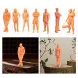 Maxbell 1/64 Scale People Figure Character Doll for Micro Landscape Miniature Scene