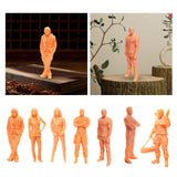 Maxbell 1/64 Scale People Figure Character Doll for Micro Landscape Miniature Scene