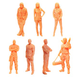 Maxbell 1/64 Scale People Figure Character Doll for Micro Landscape Miniature Scene