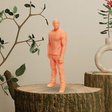 Maxbell 1/64 Scale People Figure Character Doll for Micro Landscape Miniature Scene