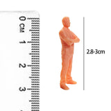 Maxbell 1/64 Scale People Figure Character Doll for Micro Landscape Miniature Scene